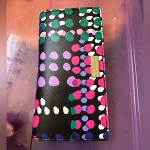 Kate Spade Multicolor Polka Dot Wallet